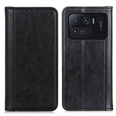 Funda de Cuero Cartera con Soporte Carcasa D03Y para Xiaomi Mi 11 Ultra 5G Negro