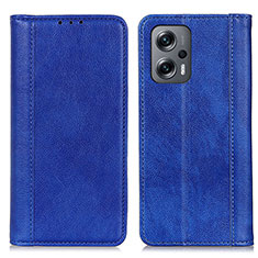 Funda de Cuero Cartera con Soporte Carcasa D03Y para Xiaomi Poco F5 5G Azul
