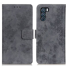 Funda de Cuero Cartera con Soporte Carcasa D05Y para Oppo K9 Pro 5G Gris