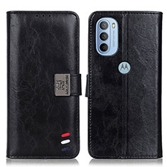 Funda de Cuero Cartera con Soporte Carcasa D06Y para Motorola Moto G41 Negro
