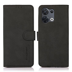 Funda de Cuero Cartera con Soporte Carcasa D08Y para Xiaomi Redmi Note 13 5G Negro