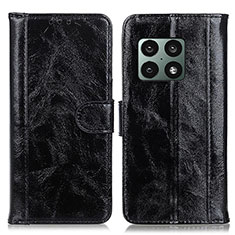 Funda de Cuero Cartera con Soporte Carcasa D10Y para OnePlus 10 Pro 5G Negro