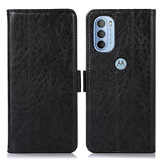 Funda de Cuero Cartera con Soporte Carcasa D11Y para Motorola Moto G41 Negro