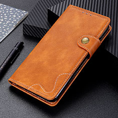 Funda de Cuero Cartera con Soporte Carcasa DY01 para Motorola Moto Edge S 5G Marron