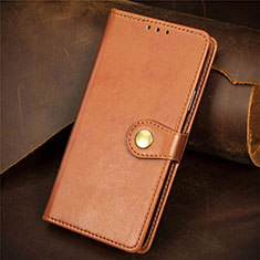 Funda de Cuero Cartera con Soporte Carcasa F02 para Apple iPhone 14 Marron