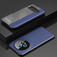 Funda de Cuero Cartera con Soporte Carcasa GS1 para Huawei Honor Magic5 5G Azul