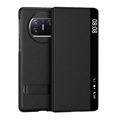 Funda de Cuero Cartera con Soporte Carcasa GS1 para Huawei Mate X3 Negro