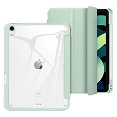 Funda de Cuero Cartera con Soporte Carcasa H02 para Apple iPad Air 4 10.9 (2020) Menta Verde