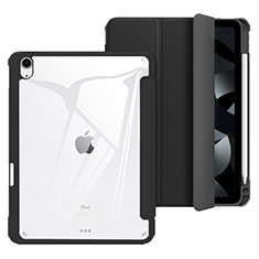 Funda de Cuero Cartera con Soporte Carcasa H02 para Apple iPad Air 4 10.9 (2020) Negro