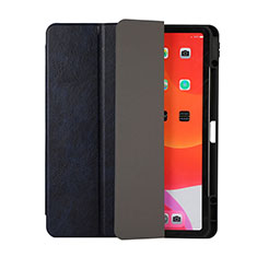 Funda de Cuero Cartera con Soporte Carcasa H02 para Apple iPad Pro 12.9 (2020) Azul