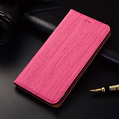 Funda de Cuero Cartera con Soporte Carcasa H02 para Apple iPhone 13 Rosa Roja