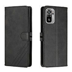 Funda de Cuero Cartera con Soporte Carcasa H02X para Xiaomi Poco M5S Negro