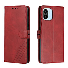 Funda de Cuero Cartera con Soporte Carcasa H02X para Xiaomi Redmi A1 Rojo
