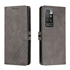 Funda de Cuero Cartera con Soporte Carcasa H02X para Xiaomi Redmi Note 11 4G (2021) Gris