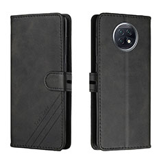 Funda de Cuero Cartera con Soporte Carcasa H02X para Xiaomi Redmi Note 9T 5G Negro