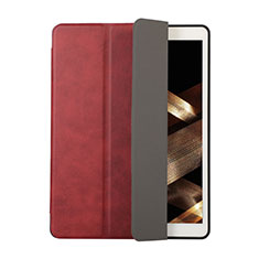 Funda de Cuero Cartera con Soporte Carcasa H03 para Apple iPad Air 3 Rojo