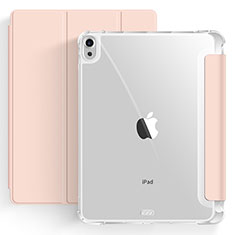 Funda de Cuero Cartera con Soporte Carcasa H03 para Apple iPad Air 4 10.9 (2020) Oro Rosa