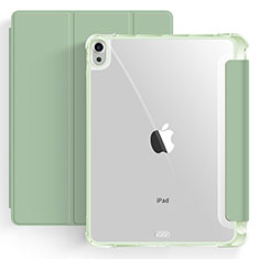 Funda de Cuero Cartera con Soporte Carcasa H03 para Apple iPad Air 4 10.9 (2020) Verde