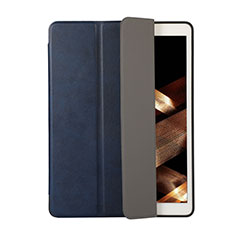 Funda de Cuero Cartera con Soporte Carcasa H03 para Apple iPad Mini 4 Azul