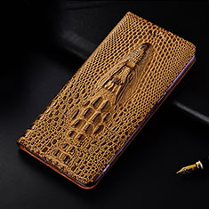 Funda de Cuero Cartera con Soporte Carcasa H03P para Huawei Honor 100 5G Marron