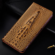 Funda de Cuero Cartera con Soporte Carcasa H03P para Samsung Galaxy S24 Plus 5G Marron