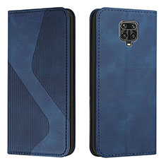 Funda de Cuero Cartera con Soporte Carcasa H03X para Xiaomi Poco M2 Pro Azul