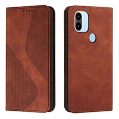 Funda de Cuero Cartera con Soporte Carcasa H03X para Xiaomi Redmi A1 Plus Marron