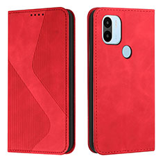Funda de Cuero Cartera con Soporte Carcasa H03X para Xiaomi Redmi A1 Plus Rojo