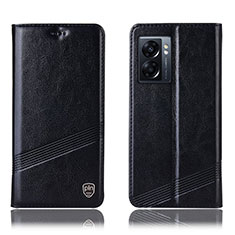 Funda de Cuero Cartera con Soporte Carcasa H05P para OnePlus Nord N300 5G Negro