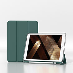 Funda de Cuero Cartera con Soporte Carcasa H06 para Apple iPad 10.2 (2020) Verde