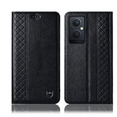 Funda de Cuero Cartera con Soporte Carcasa H07P para OnePlus Nord N20 5G Negro