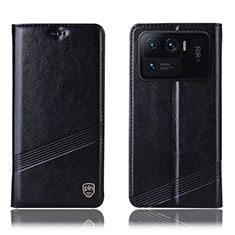 Funda de Cuero Cartera con Soporte Carcasa H09P para Xiaomi Mi 11 Ultra 5G Negro