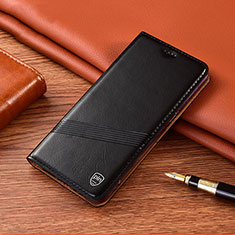 Funda de Cuero Cartera con Soporte Carcasa H09P para Xiaomi Mi Note 10 Lite Negro