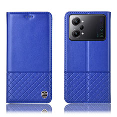 Funda de Cuero Cartera con Soporte Carcasa H11P para Oppo K10 Pro 5G Azul