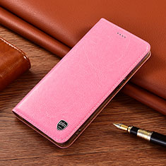 Funda de Cuero Cartera con Soporte Carcasa H11P para Samsung Galaxy S21 5G Oro Rosa