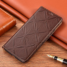 Funda de Cuero Cartera con Soporte Carcasa H19P para Nokia X30 5G Marron