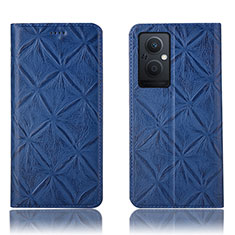 Funda de Cuero Cartera con Soporte Carcasa H19P para OnePlus Nord N20 5G Azul