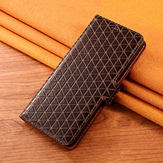 Funda de Cuero Cartera con Soporte Carcasa H21 para Apple iPhone 14 Marron