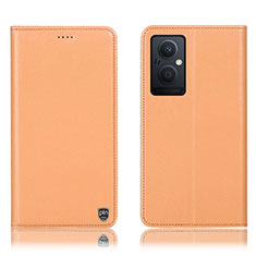 Funda de Cuero Cartera con Soporte Carcasa H21P para OnePlus Nord N20 5G Naranja