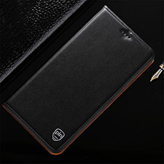 Funda de Cuero Cartera con Soporte Carcasa H21P para Samsung Galaxy F12 Negro