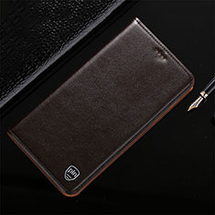 Funda de Cuero Cartera con Soporte Carcasa H21P para Xiaomi Mi 13 5G Marron