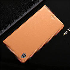 Funda de Cuero Cartera con Soporte Carcasa H21P para Xiaomi Poco X3 NFC Naranja