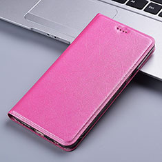 Funda de Cuero Cartera con Soporte Carcasa H22P para Apple iPhone Xs Max Rosa