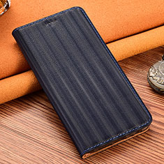 Funda de Cuero Cartera con Soporte Carcasa H23P para Samsung Galaxy S20 Ultra Azul