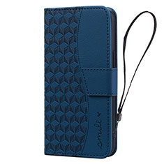 Funda de Cuero Cartera con Soporte Carcasa HF2 para Apple iPhone 14 Pro Max Azul