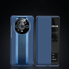 Funda de Cuero Cartera con Soporte Carcasa JB2 para Huawei Honor Magic4 Ultimate 5G Azul