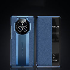 Funda de Cuero Cartera con Soporte Carcasa JB2 para Huawei Mate 50E Azul