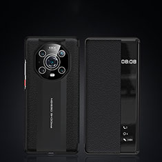Funda de Cuero Cartera con Soporte Carcasa JB3 para Huawei Honor Magic4 Pro 5G Negro
