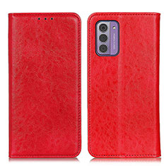 Funda de Cuero Cartera con Soporte Carcasa K01Z para Nokia G42 5G Rojo