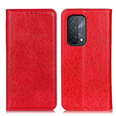 Funda de Cuero Cartera con Soporte Carcasa K01Z para OnePlus Nord N200 5G Rojo
